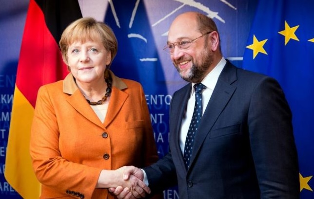 Меркель и Шульц