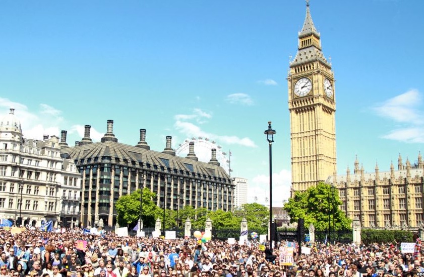 Протест против brexit