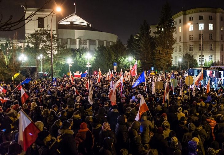 Протесты в Польше