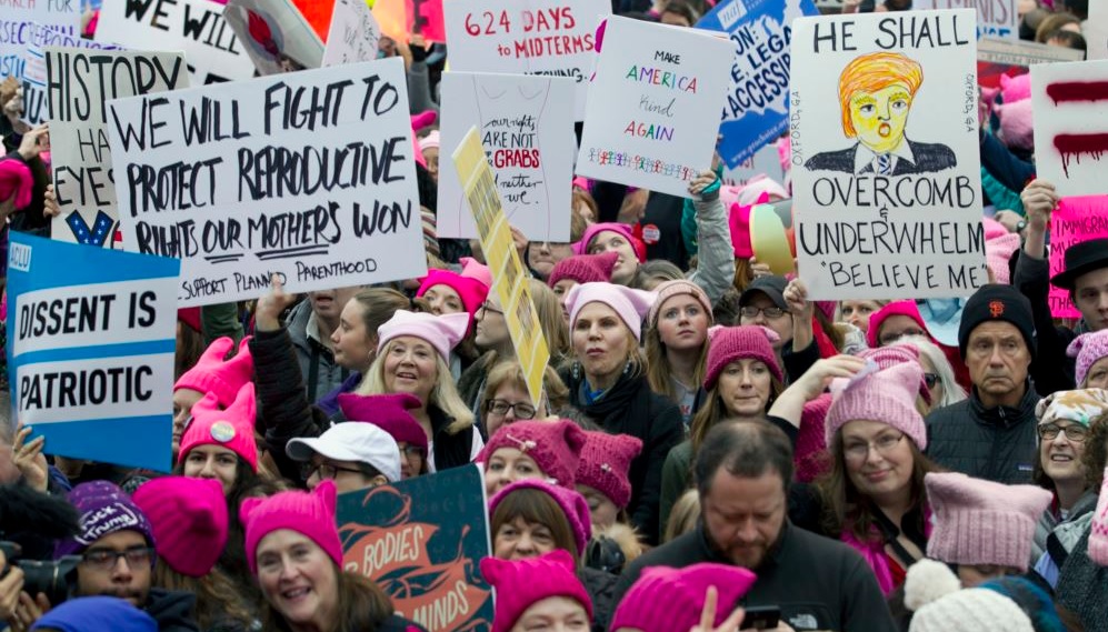 Протест женщин в США