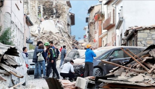 Землетресение в Италии