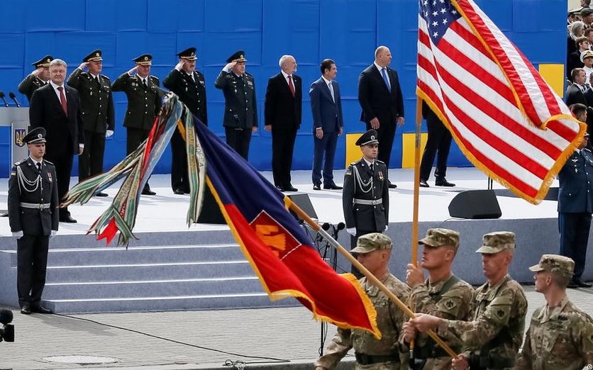 Парад войск НАТО в Украине