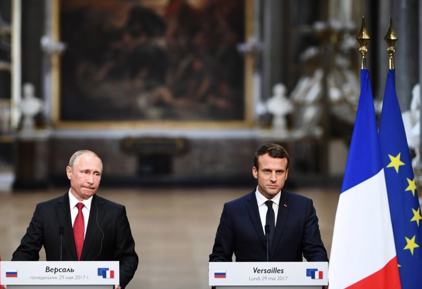 Путин и Макрон