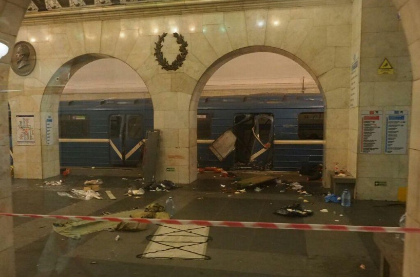 Взрыв в метро Санкт-Петербурга
