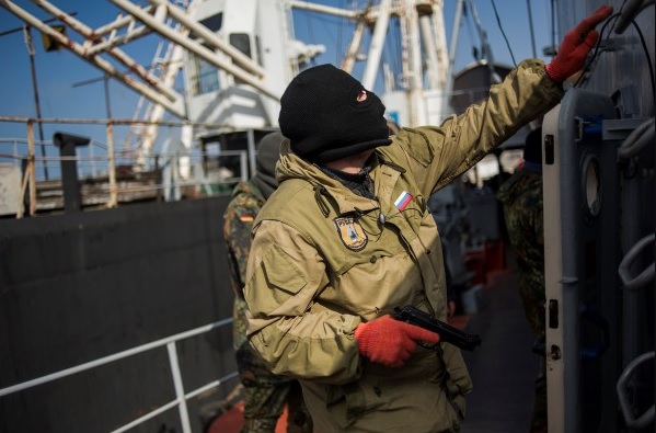 Захват кораблей в Крыму