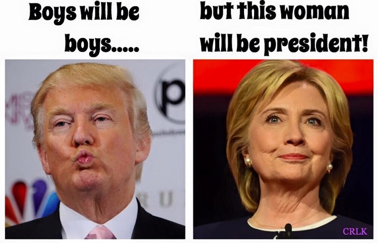 Клинтон и Трамп