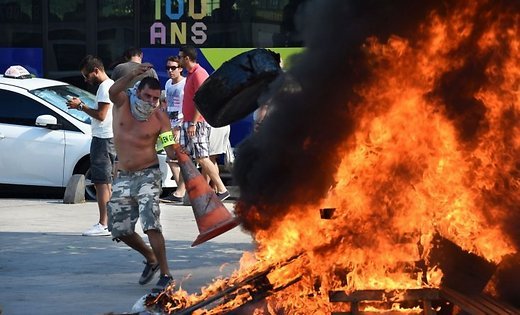 Франция и протесты против Убер