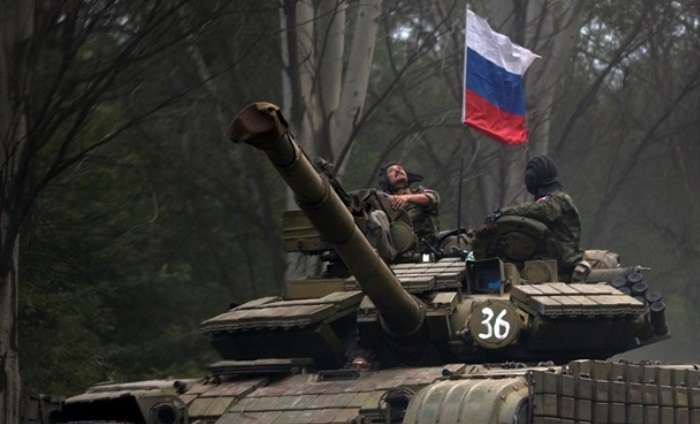 Российские танки в Донбассе