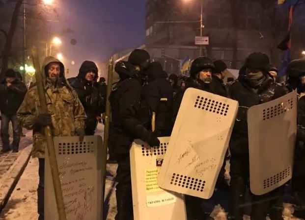 протесты в Украине